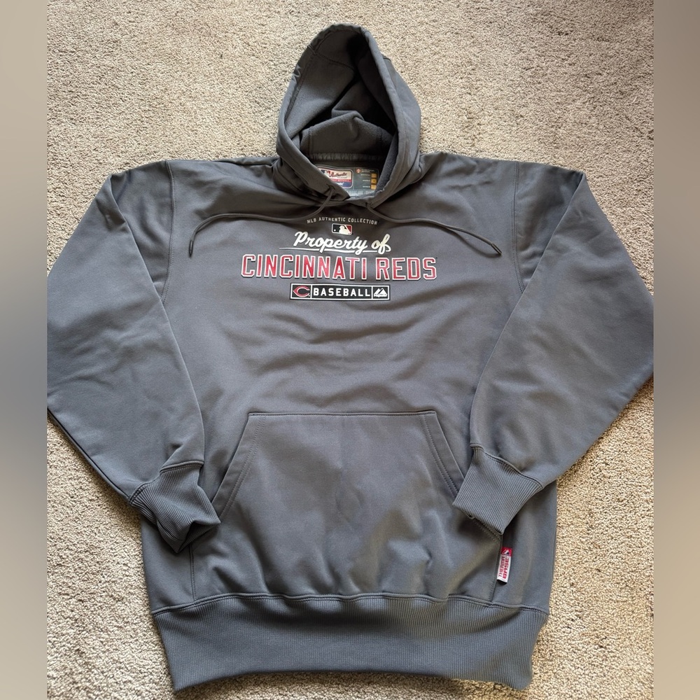 #53 CINCINNATI REDS (MAJESTIC) performance apparel AUTHENTIC-COLLECTION therma